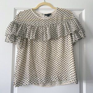 JCrew Polka Dot Blouse